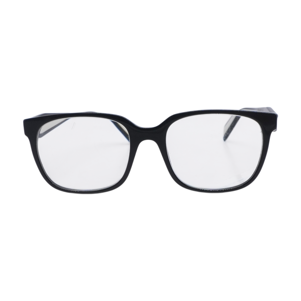 Black Square Prescription Eyewear