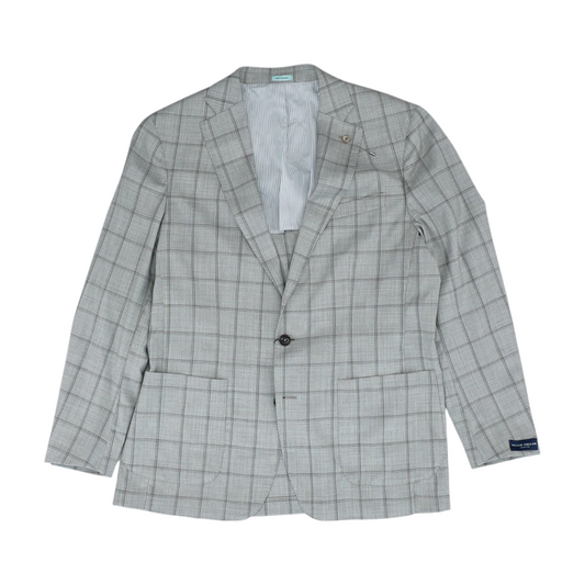 Beige Plaid Summer Excursionist Soft Sport Coat