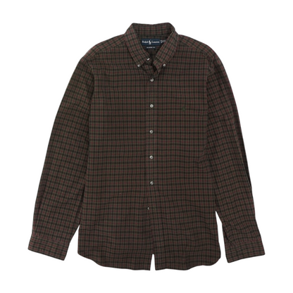 Multi Plaid Long Sleeve Button Down
