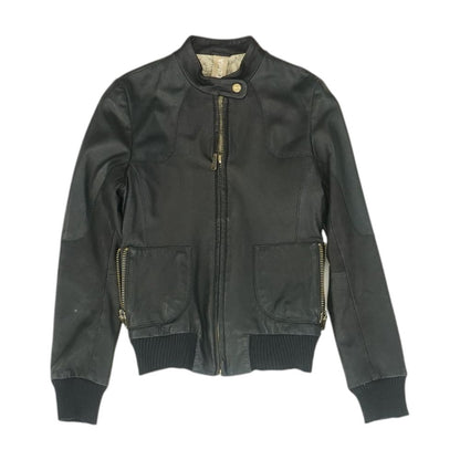 Vintage Black Leather Jacket
