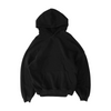 Black Solid Hoodie Pullover