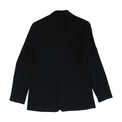 Black Solid Blazer