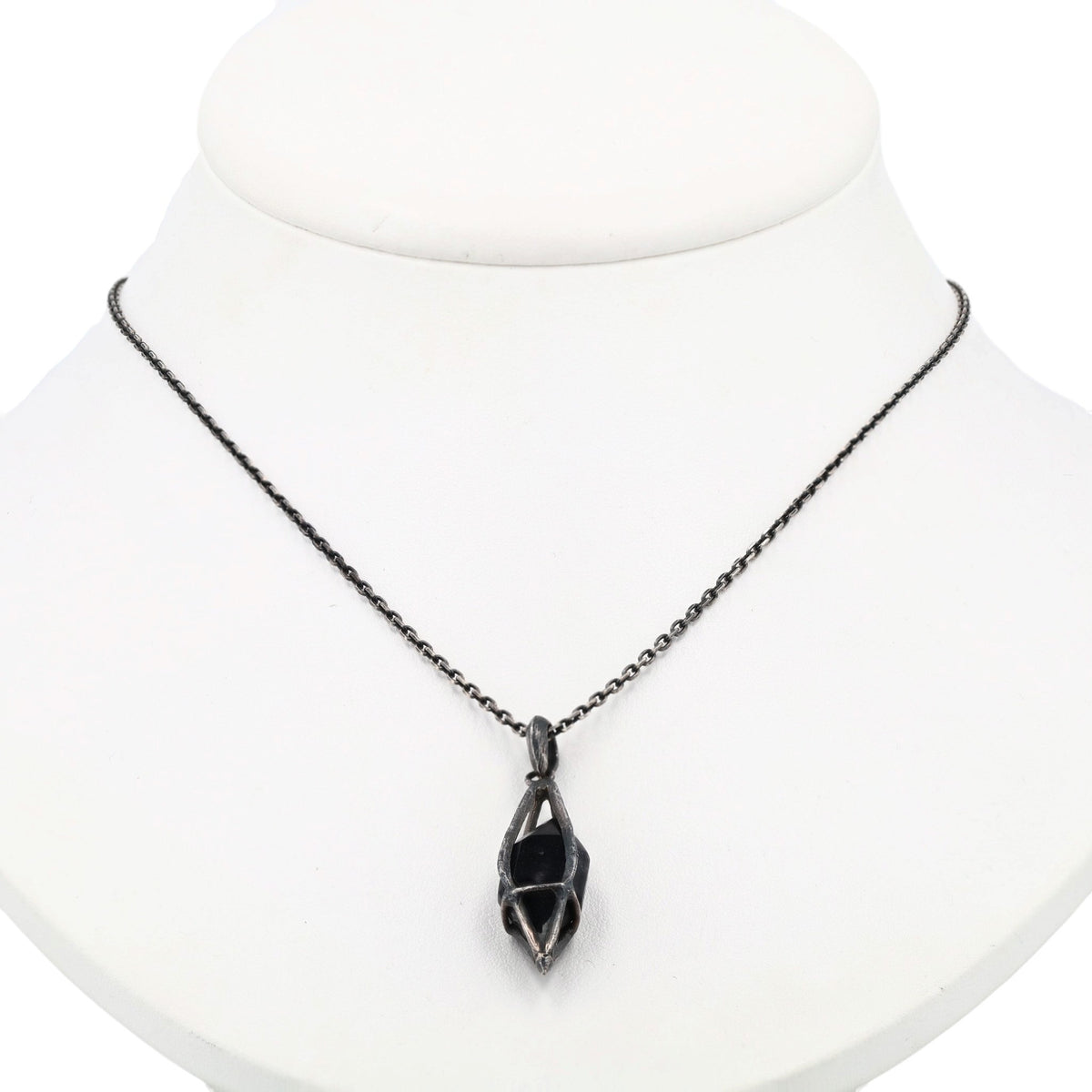 Sterling Silver Quartz Pendant Necklace