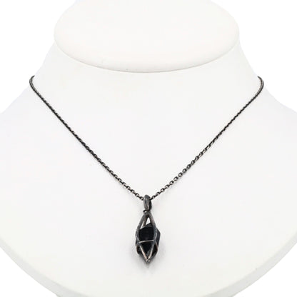 Sterling Silver Quartz Pendant Necklace