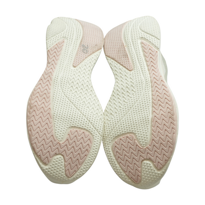 Beige Low-Top Athletic Shoes