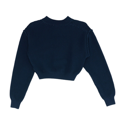 Navy Cardigan Sweater