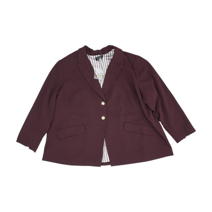 Burgundy Petite Blazer