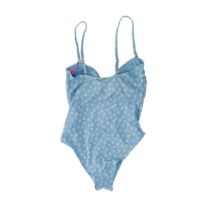 Blue Floral One-Piece