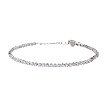 1 1/5 ctw 14K White Gold Diamond Tennis Bracelet