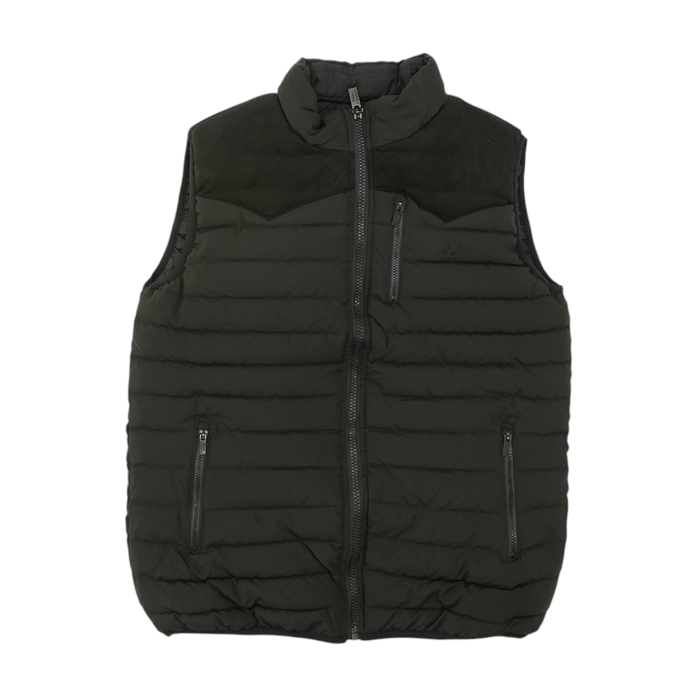 Black Solid Vest