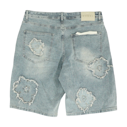Blue Denim Shorts