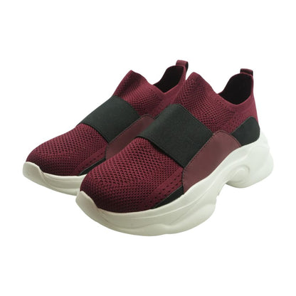 Toledo Maroon Slip On Athletic Shoes