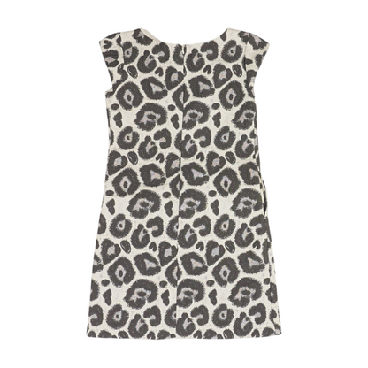 Gray Animal Print Dress