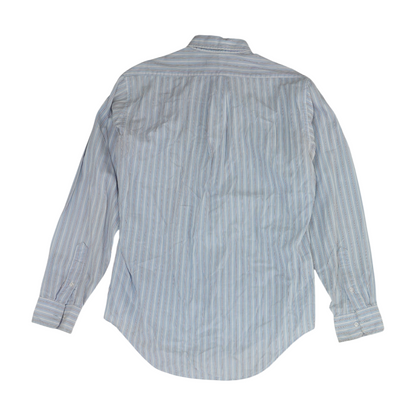 Blue Striped Long Sleeve Button Down