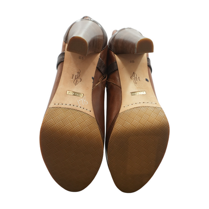 Brown Nike Air Tall Leather Platform Boots