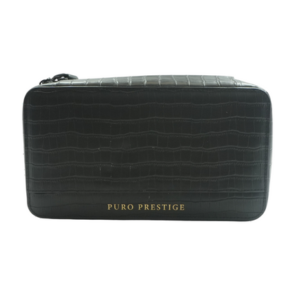 The Hemingway Edition Black Leather Cigar Case