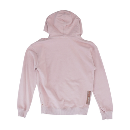 Pink Solid Hoodie Pullover