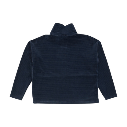 Navy Solid 1/4 Zip Pullover