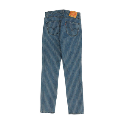 Levi's Blue Striped Slim Jeans – Image 2