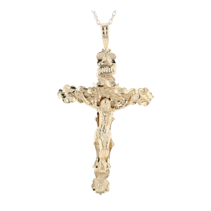 14K Yellow Gold Pendant Necklace