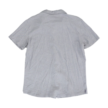 Lavender Chevron Short Sleeve Button Down