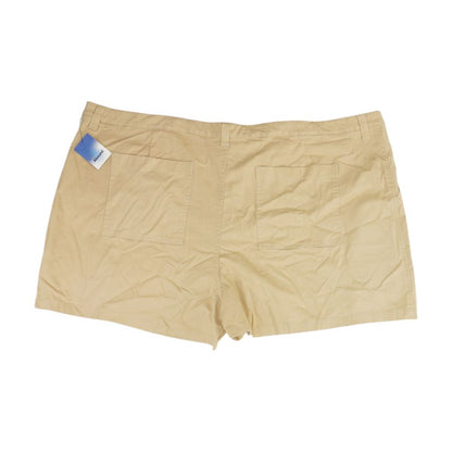 Khaki Plus Solid Chino Shorts