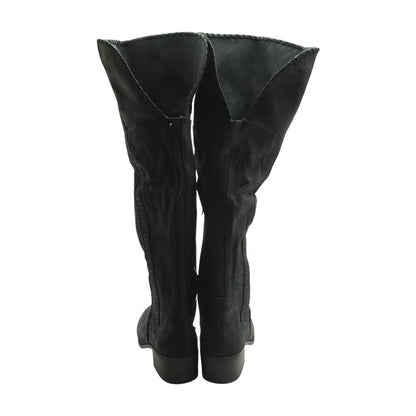 Black Knee High Boots