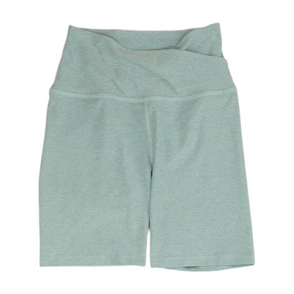 Green Solid Active Shorts
