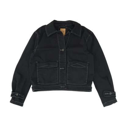 Black Solid Blazer