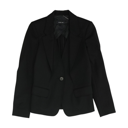 Black Solid Blazer