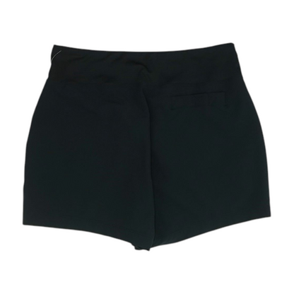 Black Solid Active Shorts