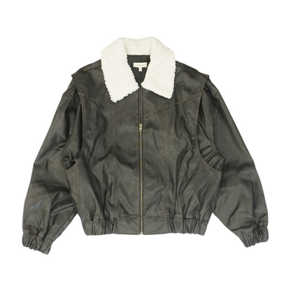 Brown Solid Jacket