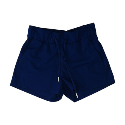 Navy Solid Active Shorts