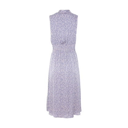 Gray Abstract Midi Dress