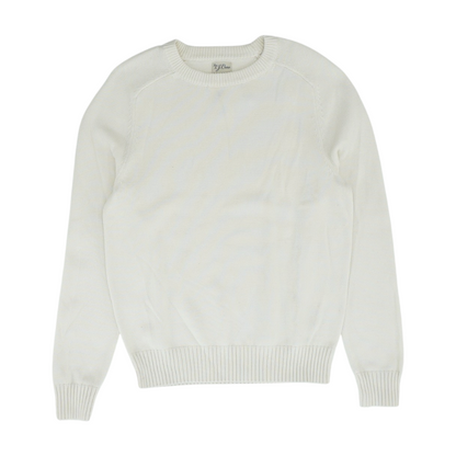 Ivory Solid Pullover Sweater