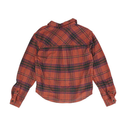 Red Plaid Flannel Button Down