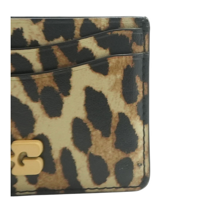Leopard Printed Bou Card Holder