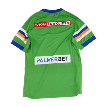 Men's Green Canberra Raiders Short Sleeve Jersey