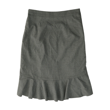 Gray Midi Skirt