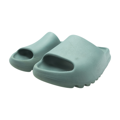 Yeezy Slides in Slate Marine