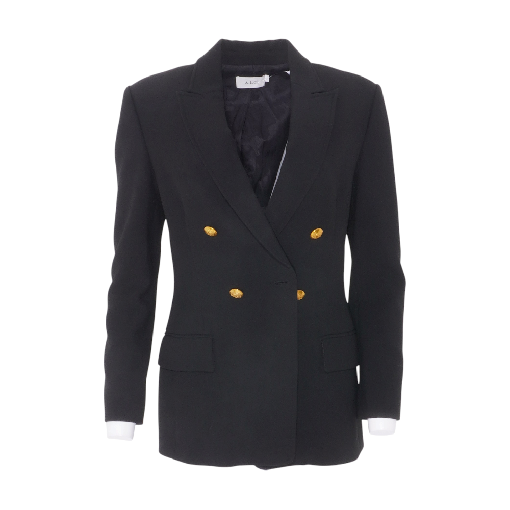 Black Double Breasted Blazer