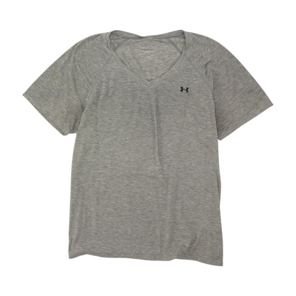 Gray Solid Active T-Shirt