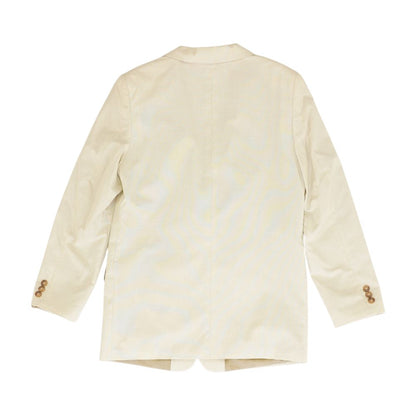 Beige Solid Sport Coat