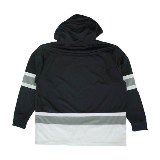 Hover Black Los Angeles Kings Color Block Hoodie Pullover