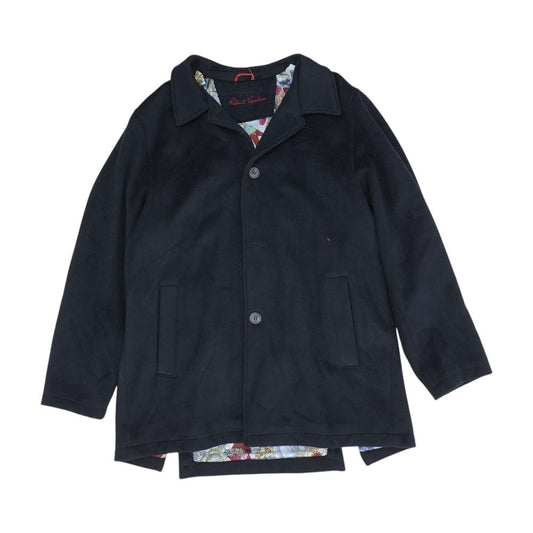 Navy Topcoat Coat