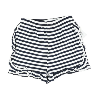 White Striped Shorts