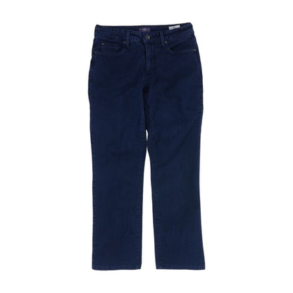 Blue Mid Rise Regular Jeans