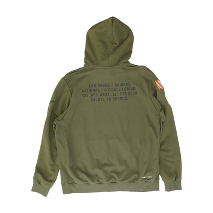 Green Las Vegas Raiders Solid Hoodie Pullover