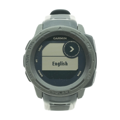 45mm Instinct Black Smartwatch Black Band M/L