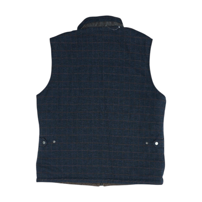 Brown Solid Casual Vest